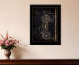 Motor Bike Patent I 2 Black Framed Print Wall Art - Homeroots - Flyclothing LLC
