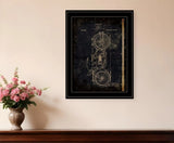 Motor Bike Patent I 2 Black Framed Print Wall Art - Homeroots