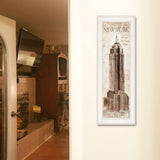 New York Panel 1 White Framed Print Wall Art - Homeroots - Flyclothing LLC