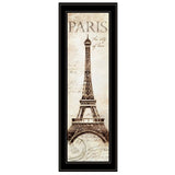 Paris Panel 2 Black Framed Print Wall Art - Homeroots