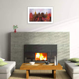 NYC Skyline 1 White Framed Print Wall Art - Homeroots - Flyclothing LLC