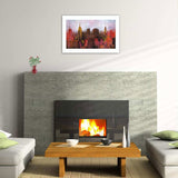 NYC Skyline 1 White Framed Print Wall Art - Homeroots