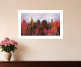 NYC Skyline 1 White Framed Print Wall Art - Homeroots