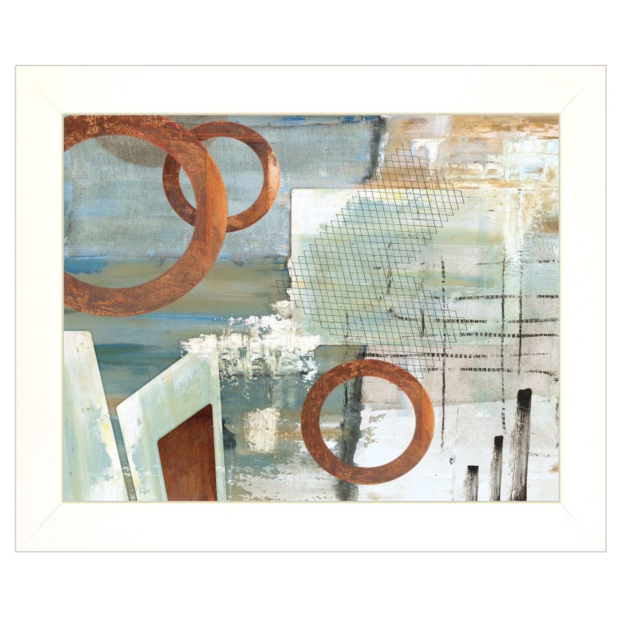 Balance this II 1 White Framed Print Wall Art - Homeroots - Flyclothing LLC