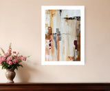 Falling Blocks 1 White Framed Print Wall Art - Homeroots