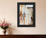 Falling Blocks 2 Black Framed Print Wall Art - Homeroots