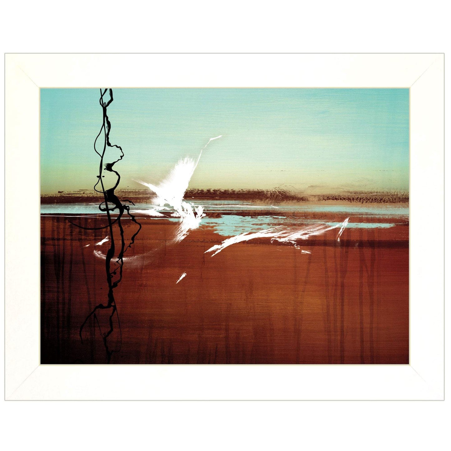 p-Oxybis(benzenesulfonyl hydrazide) White Framed Print Wall Art - Homeroots - Flyclothing LLC