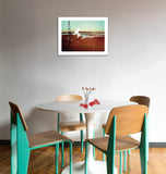 p-Oxybis(benzenesulfonyl hydrazide) White Framed Print Wall Art - Homeroots
