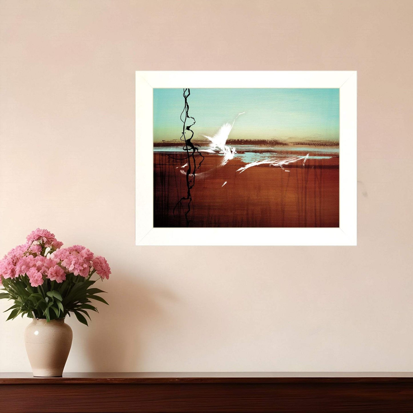p-Oxybis(benzenesulfonyl hydrazide) White Framed Print Wall Art - Homeroots - Flyclothing LLC