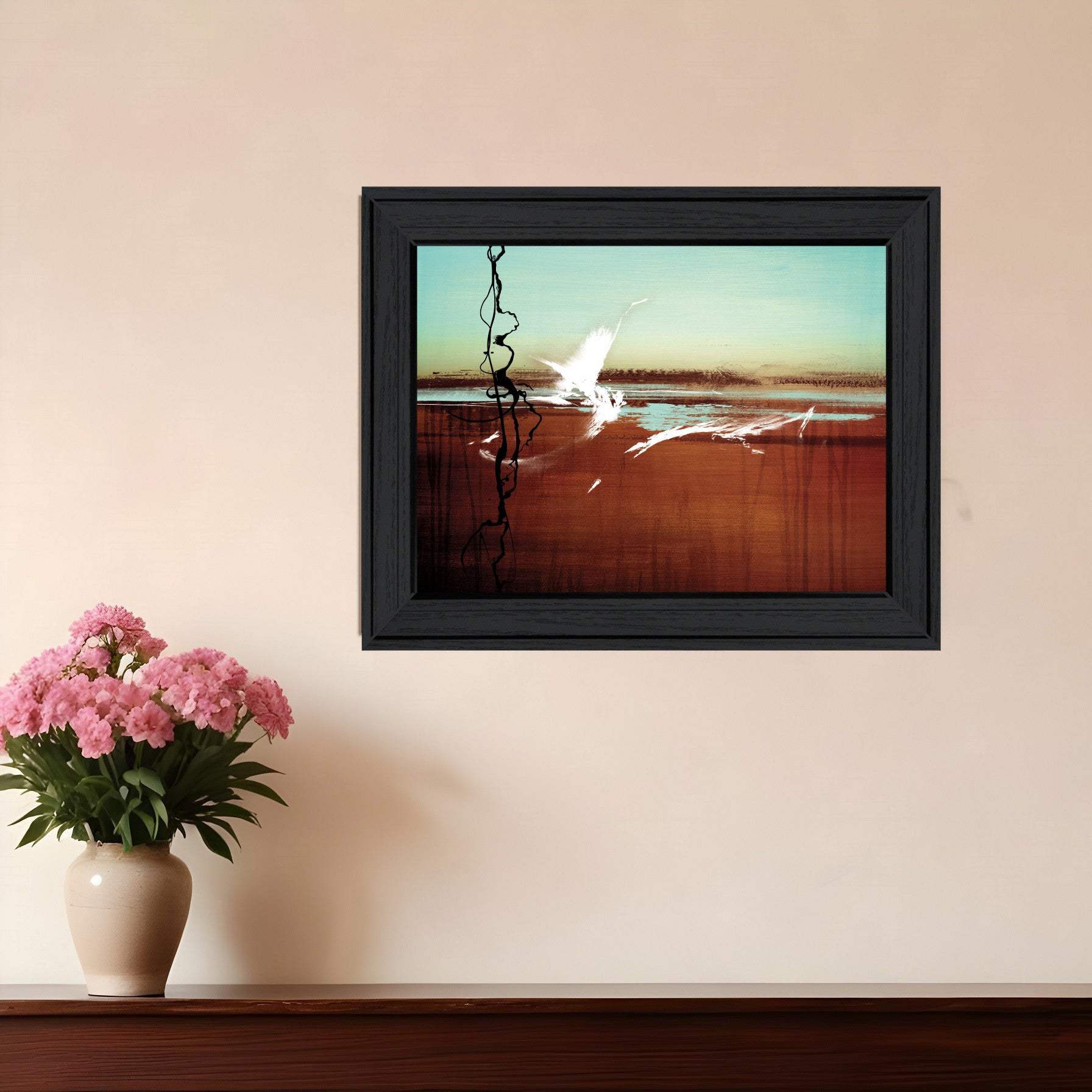 p-Oxybis(benzenesulfonyl hydrazide) Black Framed Print Wall Art - Homeroots - Flyclothing LLC