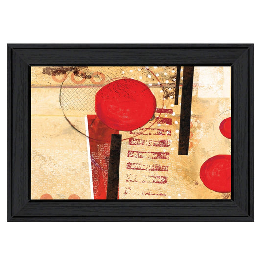 Circular Abstract 2 Black Framed Print Wall Art - Homeroots