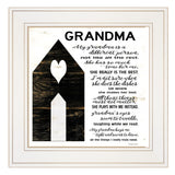 My Grandma White Framed Print Wall Art - Homeroots