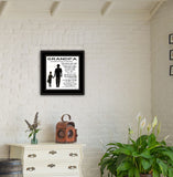 My Grandpa is the Best 1 Black Framed Print Wall Art - Homeroots