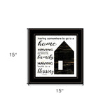 A Blessing 2 Black Framed Print Wall Art - Homeroots - Flyclothing LLC