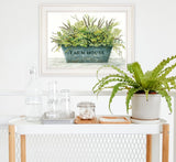 Farmhouse White Framed Print Wall Art - Homeroots