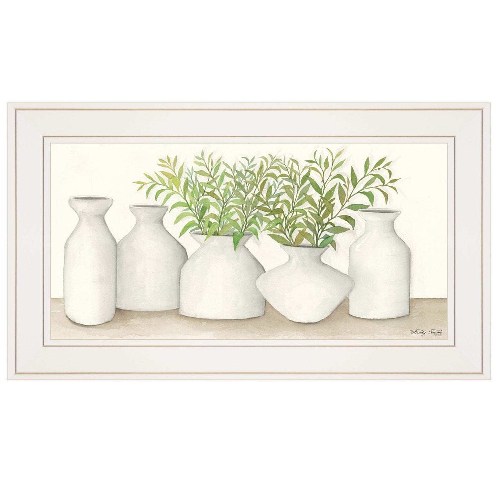 Simplicity in White II White Framed Print Wall Art - Homeroots - Flyclothing LLC