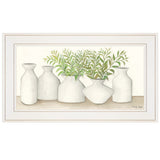 Simplicity in White II White Framed Print Wall Art - Homeroots