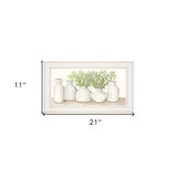 Simplicity in White II White Framed Print Wall Art - Homeroots - Flyclothing LLC