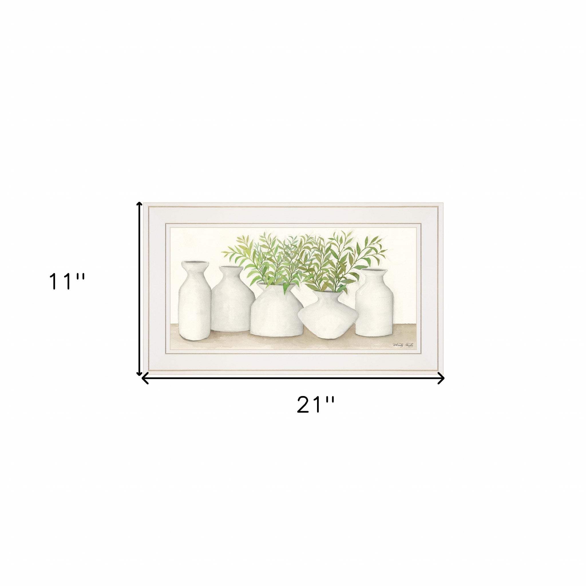 Simplicity in White II White Framed Print Wall Art - Homeroots - Flyclothing LLC