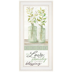 The Love of a Family White Framed Print Wall Art - Homeroots