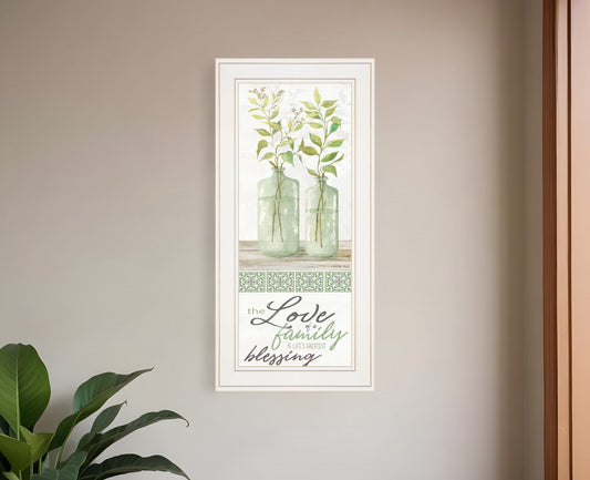 The Love of a Family White Framed Print Wall Art - Homeroots