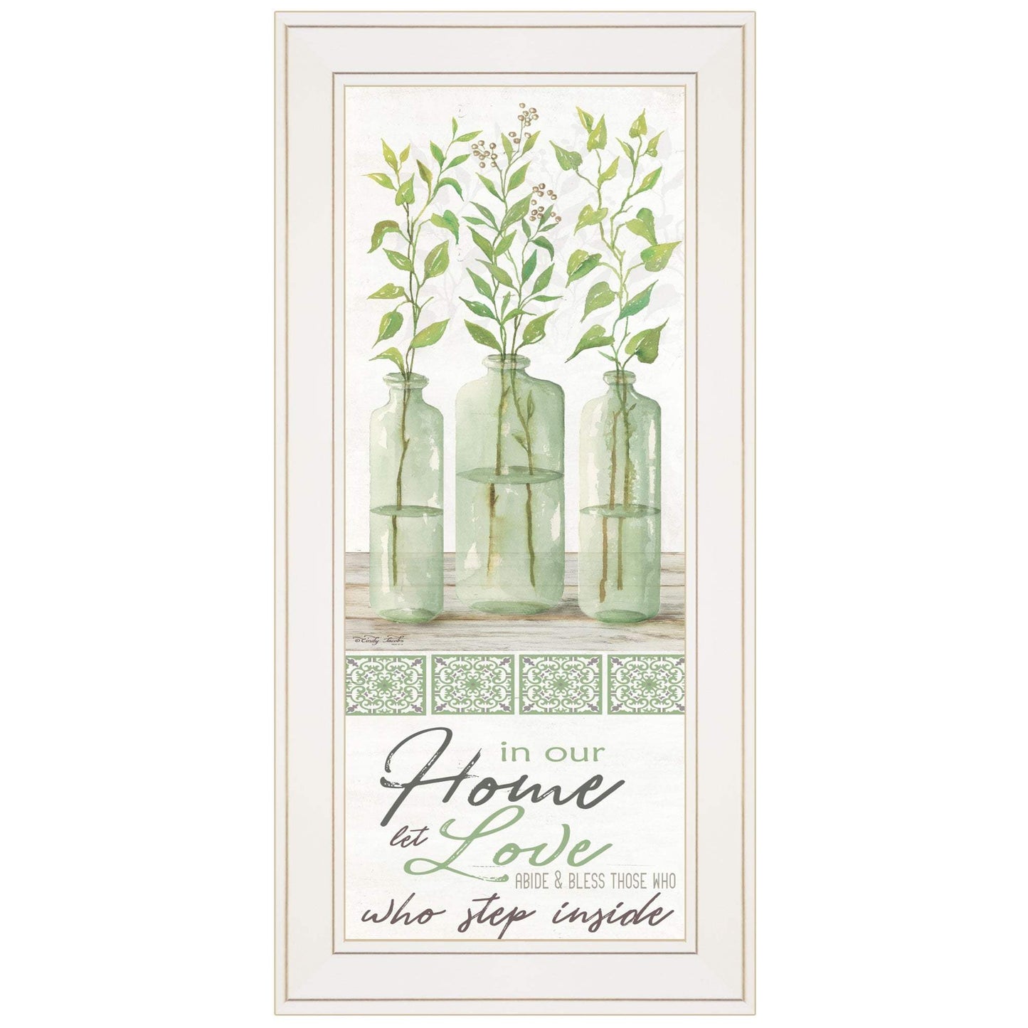 In Our Home 2 White Framed Print Wall Art - Homeroots - Flyclothing LLC