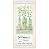In Our Home 2 White Framed Print Wall Art - Homeroots
