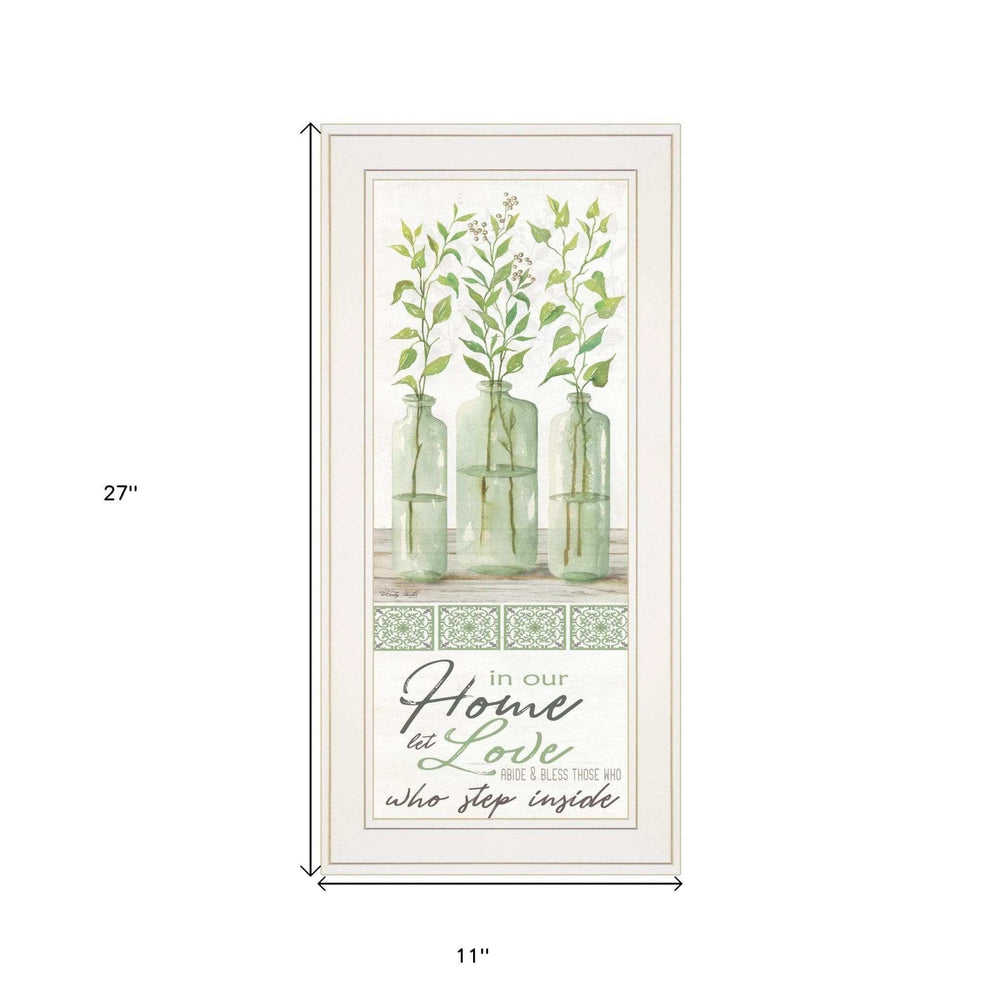 In Our Home 2 White Framed Print Wall Art - Homeroots - Flyclothing LLC