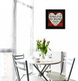Measure of Love 2 Black Framed Print Wall Art - Homeroots