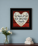 Measure of Love 2 Black Framed Print Wall Art - Homeroots