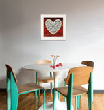 Love is Patient 1 White Framed Print Wall Art - Homeroots