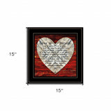 Love is Patient 2 Black Framed Print Wall Art - Homeroots - Flyclothing LLC