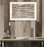 A Farmers Prayer 1 White Framed Print Wall Art - Homeroots