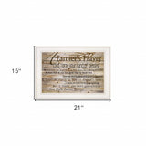 A Farmers Prayer 1 White Framed Print Wall Art - Homeroots - Flyclothing LLC