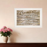 A Farmers Prayer 1 White Framed Print Wall Art - Homeroots