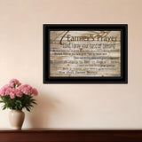 A Farmers Prayer 2 Black Framed Print Wall Art - Homeroots