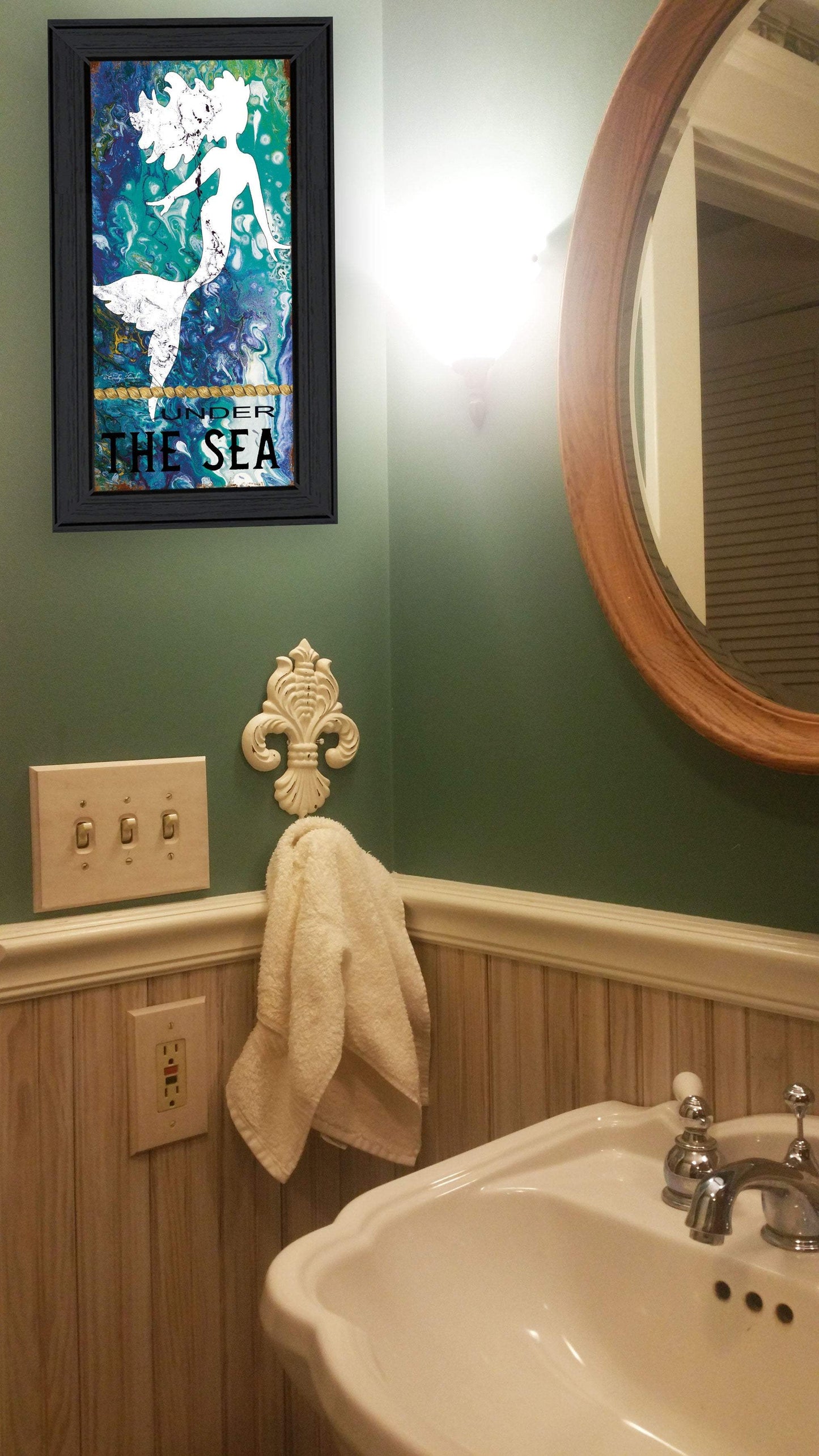Under the Sea 2 Black Framed Print Wall Art - Homeroots - Flyclothing LLC