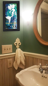 Under the Sea 2 Black Framed Print Wall Art - Homeroots - Flyclothing LLC