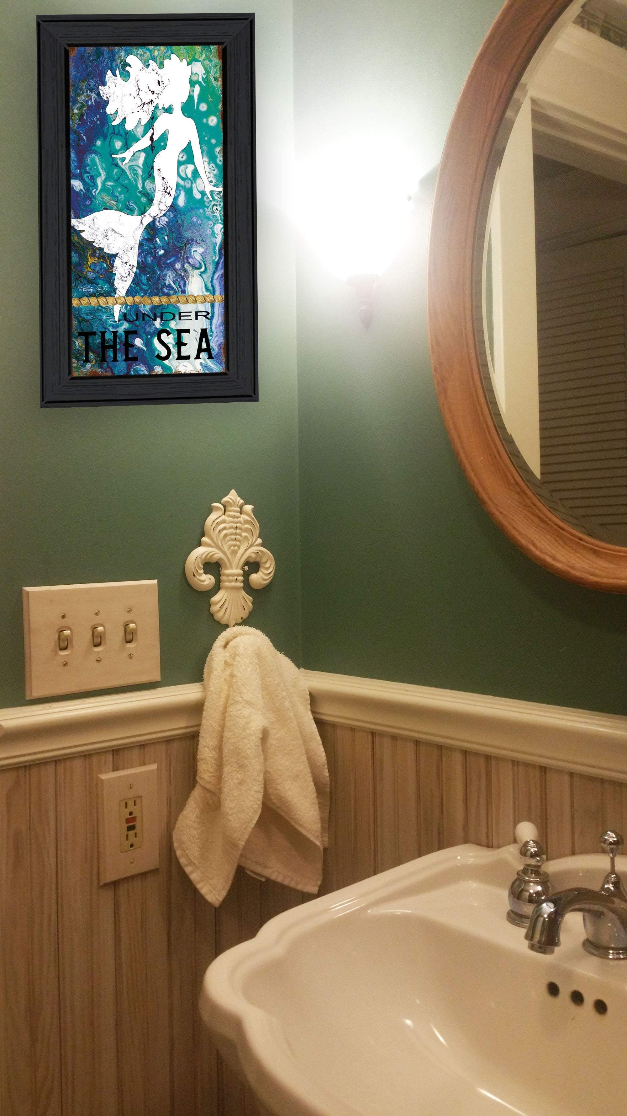 Under the Sea 2 Black Framed Print Wall Art - Homeroots - Flyclothing LLC