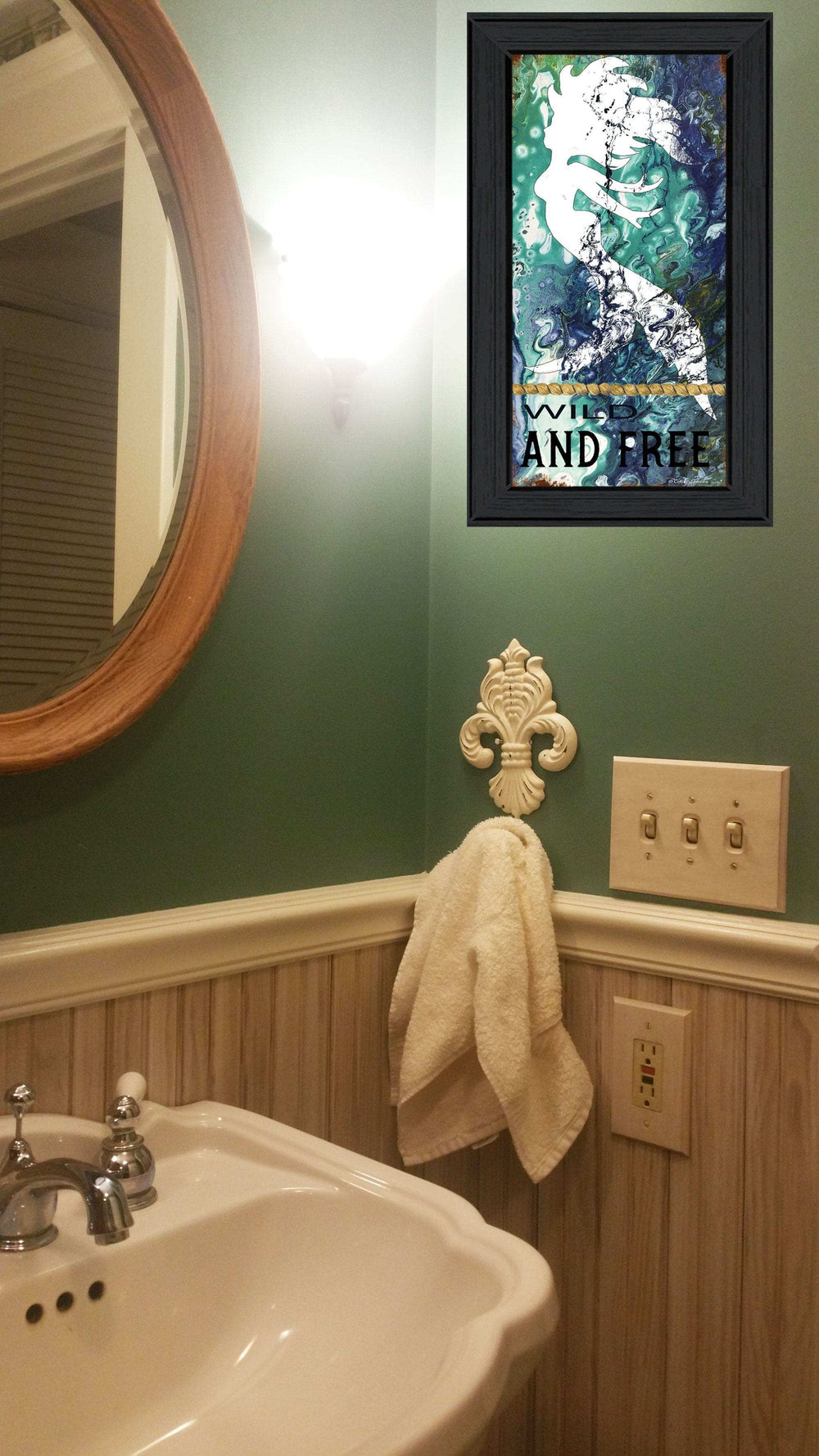 Wild and Free 2 Black Framed Print Wall Art - Homeroots - Flyclothing LLC