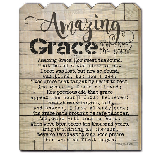 Amazing Grace 1 Unframed Print Wall Art - Homeroots