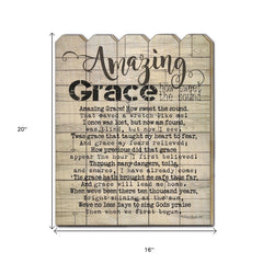 Amazing Grace 1 Unframed Print Wall Art - Homeroots