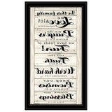 In this Family 2 Black Framed Print Wall Art - Homeroots