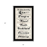 In this Family 2 Black Framed Print Wall Art - Homeroots - Flyclothing LLC