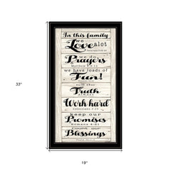 In this Family 2 Black Framed Print Wall Art - Homeroots