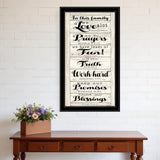 In this Family 2 Black Framed Print Wall Art - Homeroots