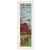 Farmers Prayer 1 White Framed Print Wall Art - Homeroots - Flyclothing LLC