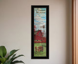 Farmers Prayer 2 Black Framed Print Wall Art - Homeroots