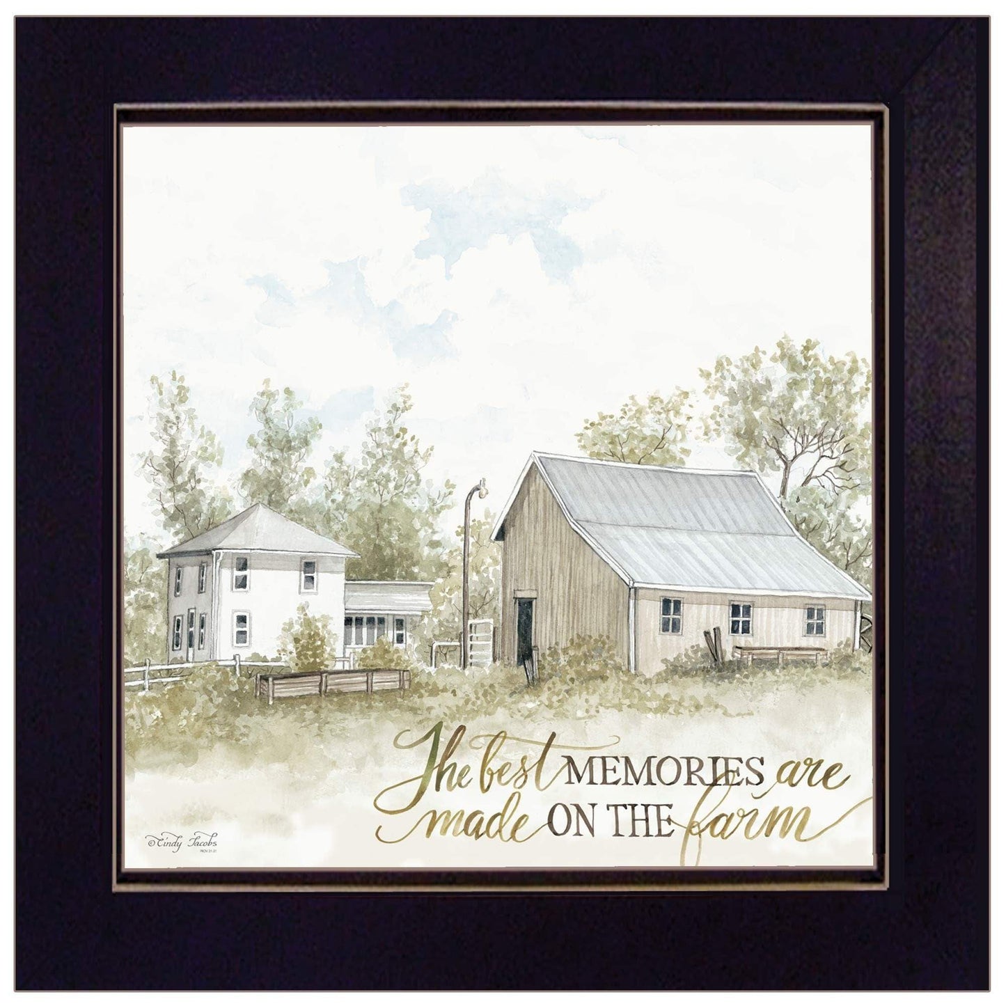 The Best Memories 1 Black Framed Print Wall Art - Homeroots - Flyclothing LLC