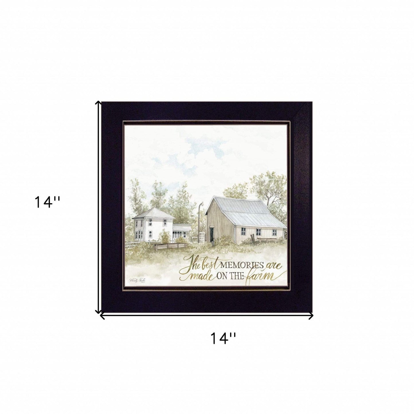 The Best Memories 1 Black Framed Print Wall Art - Homeroots - Flyclothing LLC